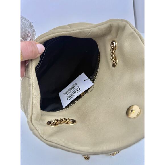 Saint Laurent Puffer Toy quilted Canvas Shoulder Bag - Picture 8 of 8